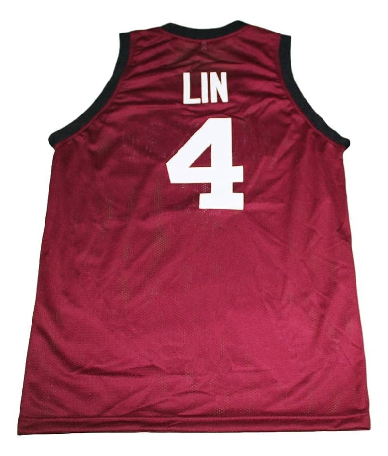 Jeremy Lin Jersey #4 Harvard Basketball Maroon