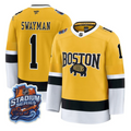 Jeremy Swayman Jersey #1 Boston Bruins 2026 Stadium Series Premium Stitched