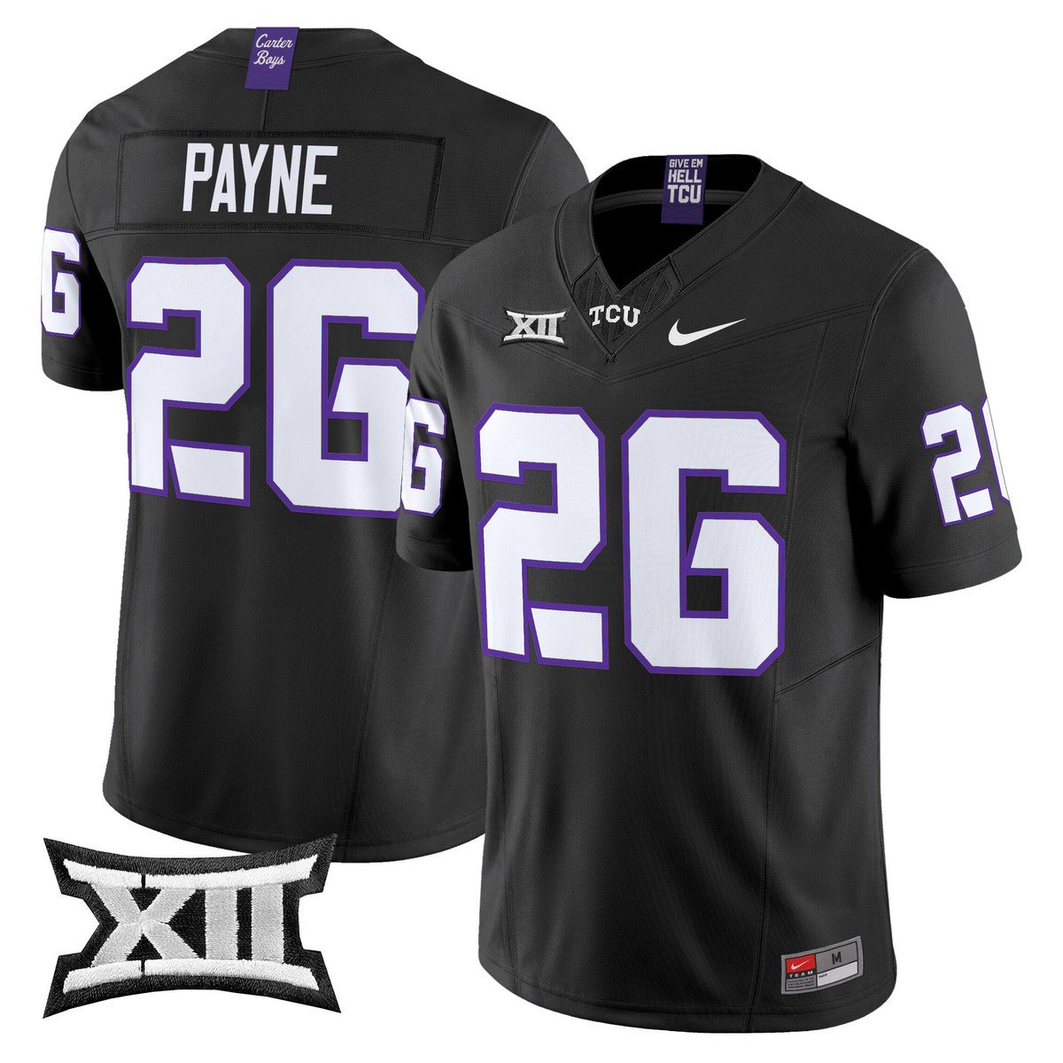 Jeremy Payne Jersey #26 TCU Horned Frogs 2025 Vapor Limited Stitched