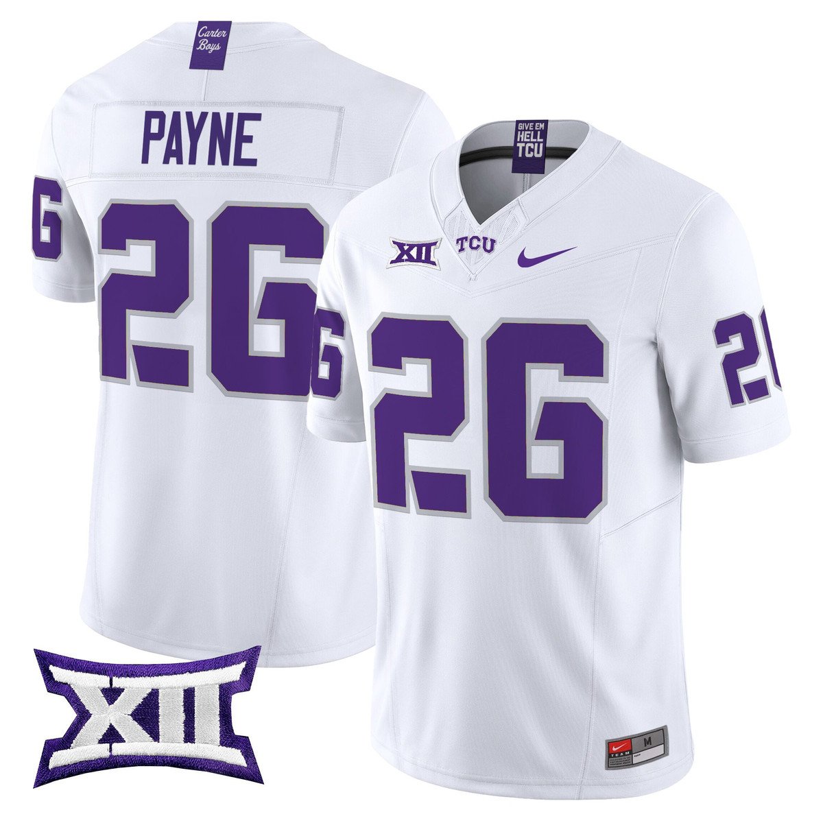 Jeremy Payne Jersey #26 TCU Horned Frogs 2025 Vapor Limited Stitched