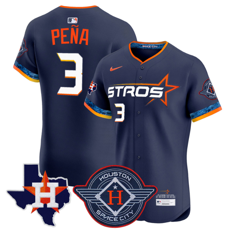 Jeremy Pena Jersey #3 Astros 2025 City Connect Mexico Vapor Premier Limited Stitched