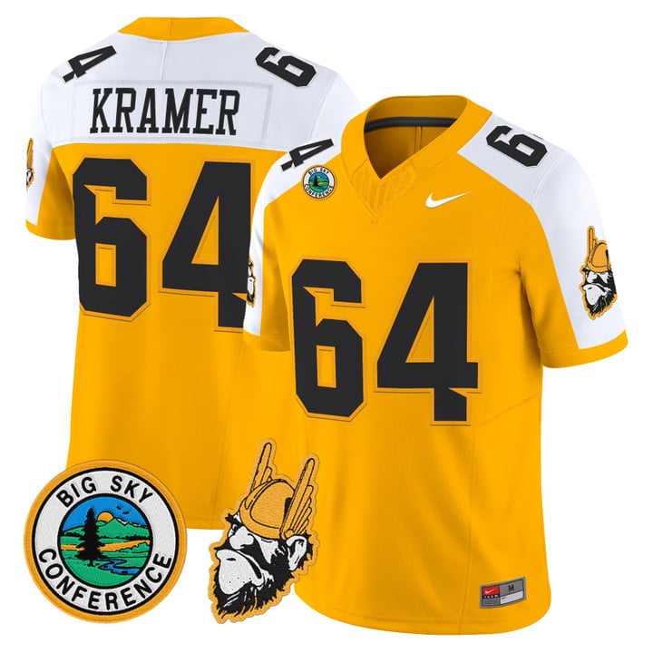 Jerry Kramer Jersey #64 Idaho Vandals 1975 Throwback Limited Stitched