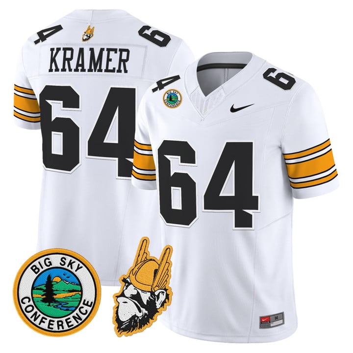Jerry Kramer Jersey #64 Idaho Vandals 1975 Throwback Limited Stitched