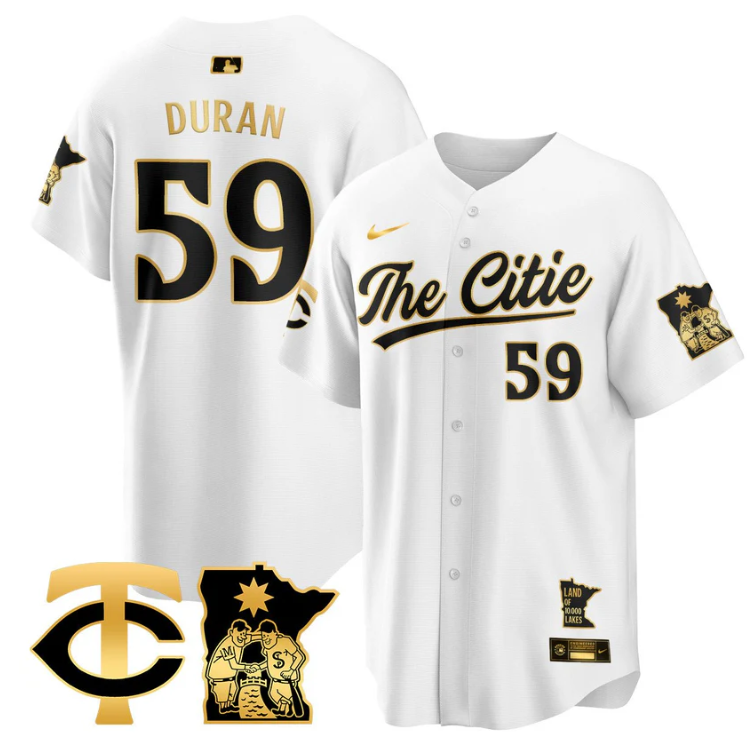 Jhoan Duran Jersey #59 Minnesota Twins 2025 City Connect Concept Stitched