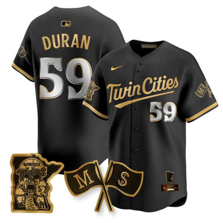 Jhoan Duran Jersey #59 Minnesota Twins Alternate Limited Stitched