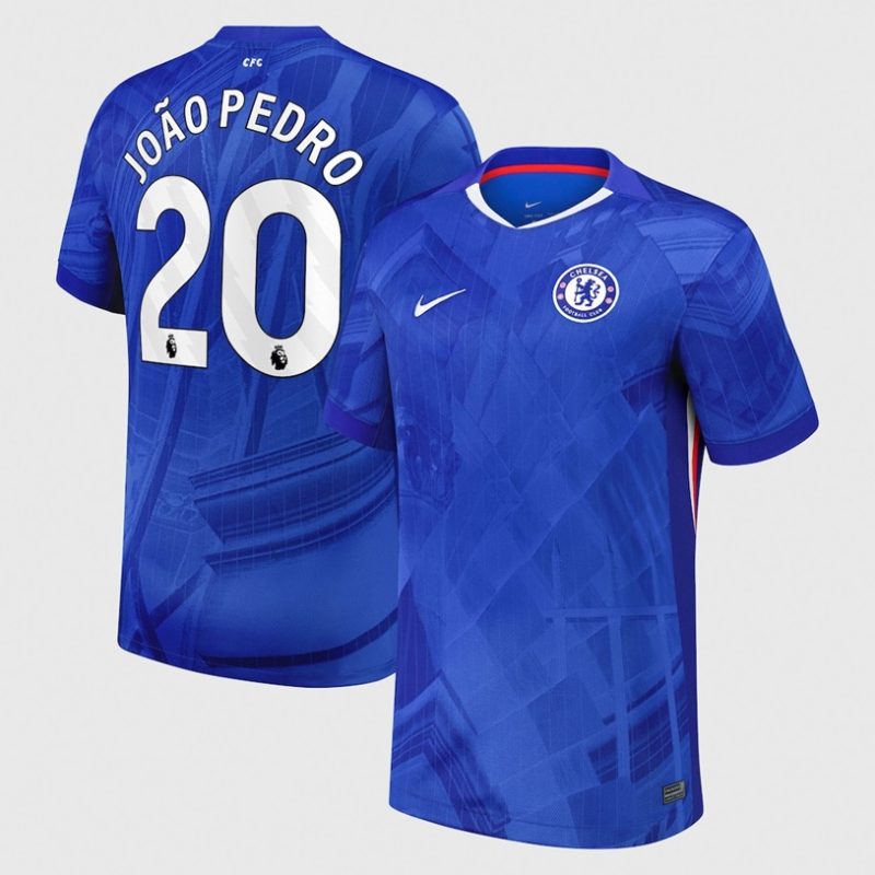 João Pedro 20 Chelsea 2025-26 Home Jersey – Blue