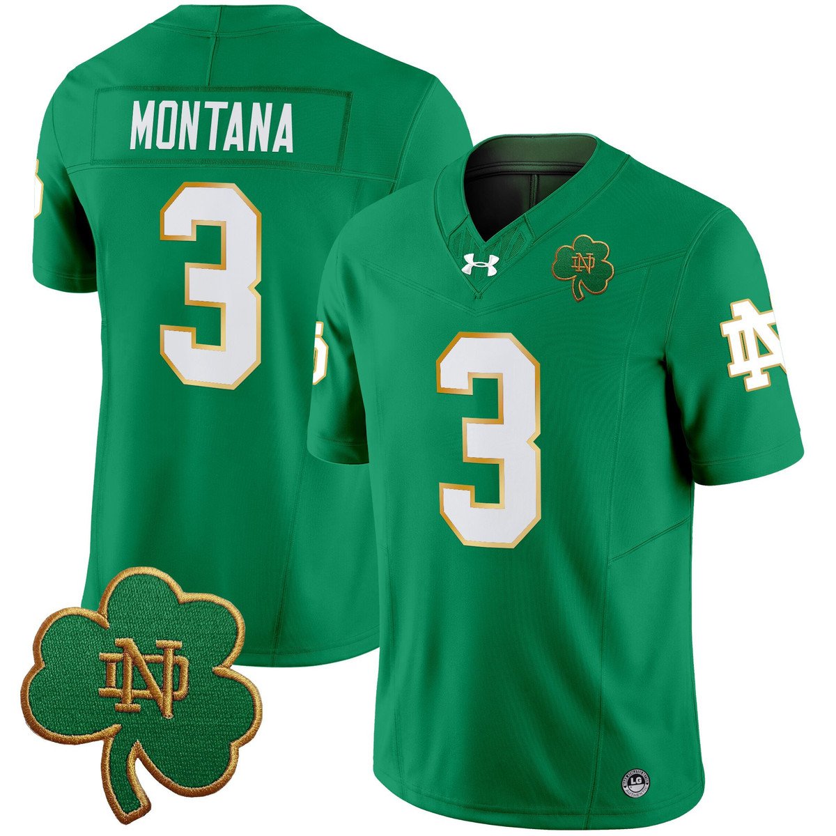 Joe Montana Jersey #3 Notre Dame 2025 Vapor Limited V3 Stitched