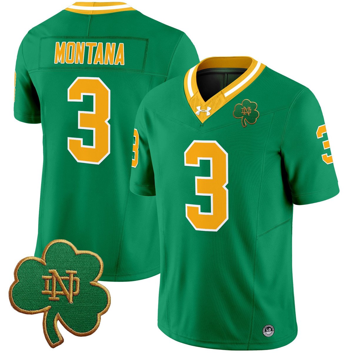 Joe Montana Jersey #3 Notre Dame 2025 Vapor Limited V3 Stitched