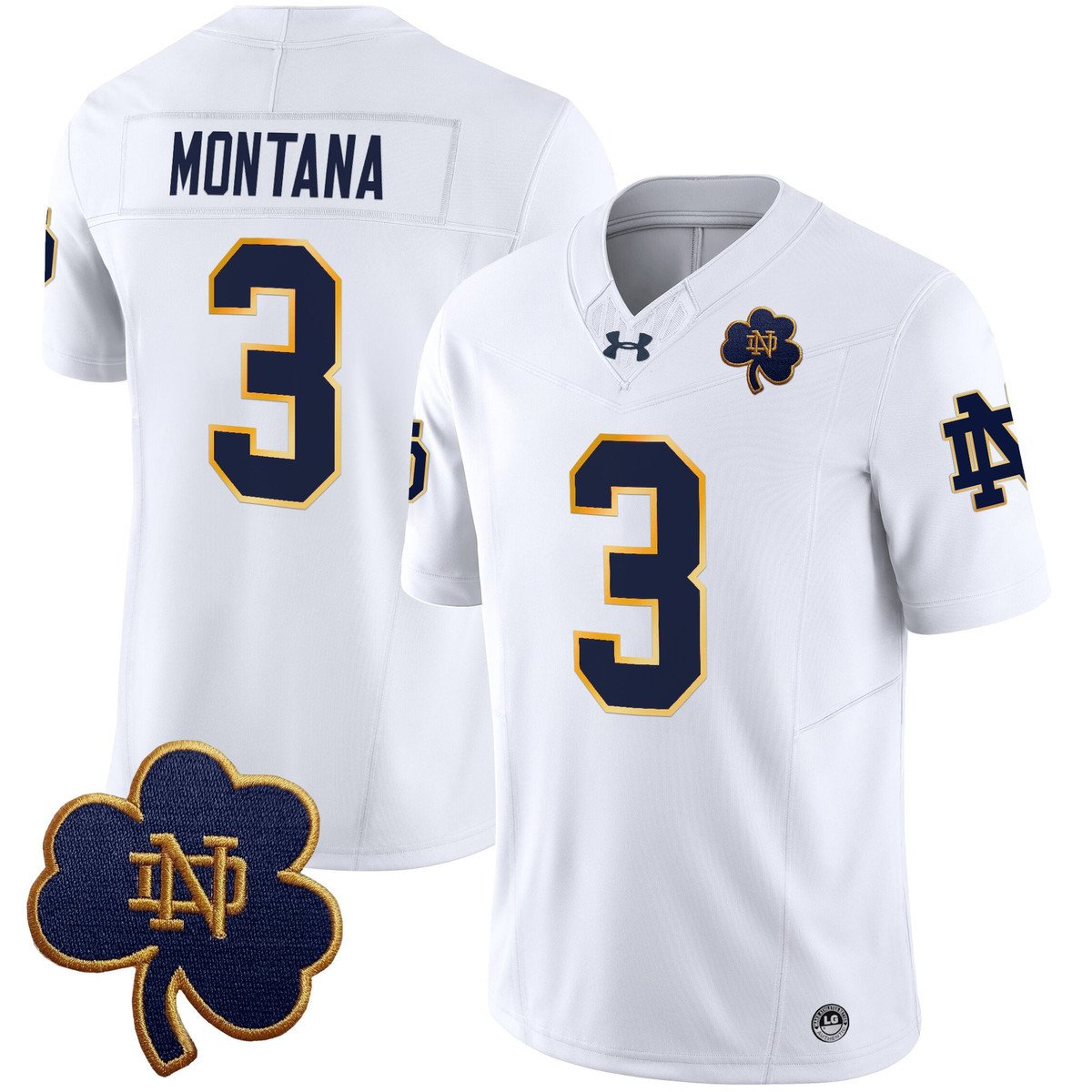 Joe Montana Jersey #3 Notre Dame 2025 Vapor Limited V3 Stitched