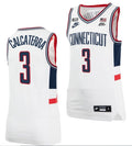 Joey Calcaterra Jersey UConn Huskies College Basketball Alumni White #3