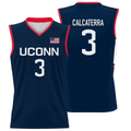 Joey Calcaterra Jersey UConn Huskies College Basketball Navy #33