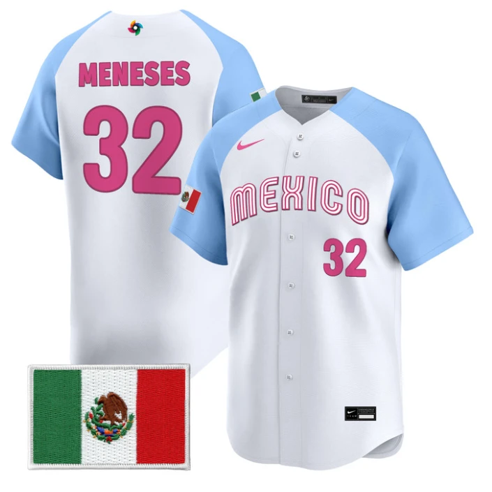 Joey Meneses Jersey #32 Mexico World Baseball Classic 2026 Stitched