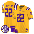 John Emery Jr Jersey #22 LSU Tigers 2025 Louisiana Patch Stitched