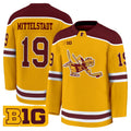 John Mittelstadt Jersey #19 Minnesota Golden Gophers 2025-26 Stitched Gold