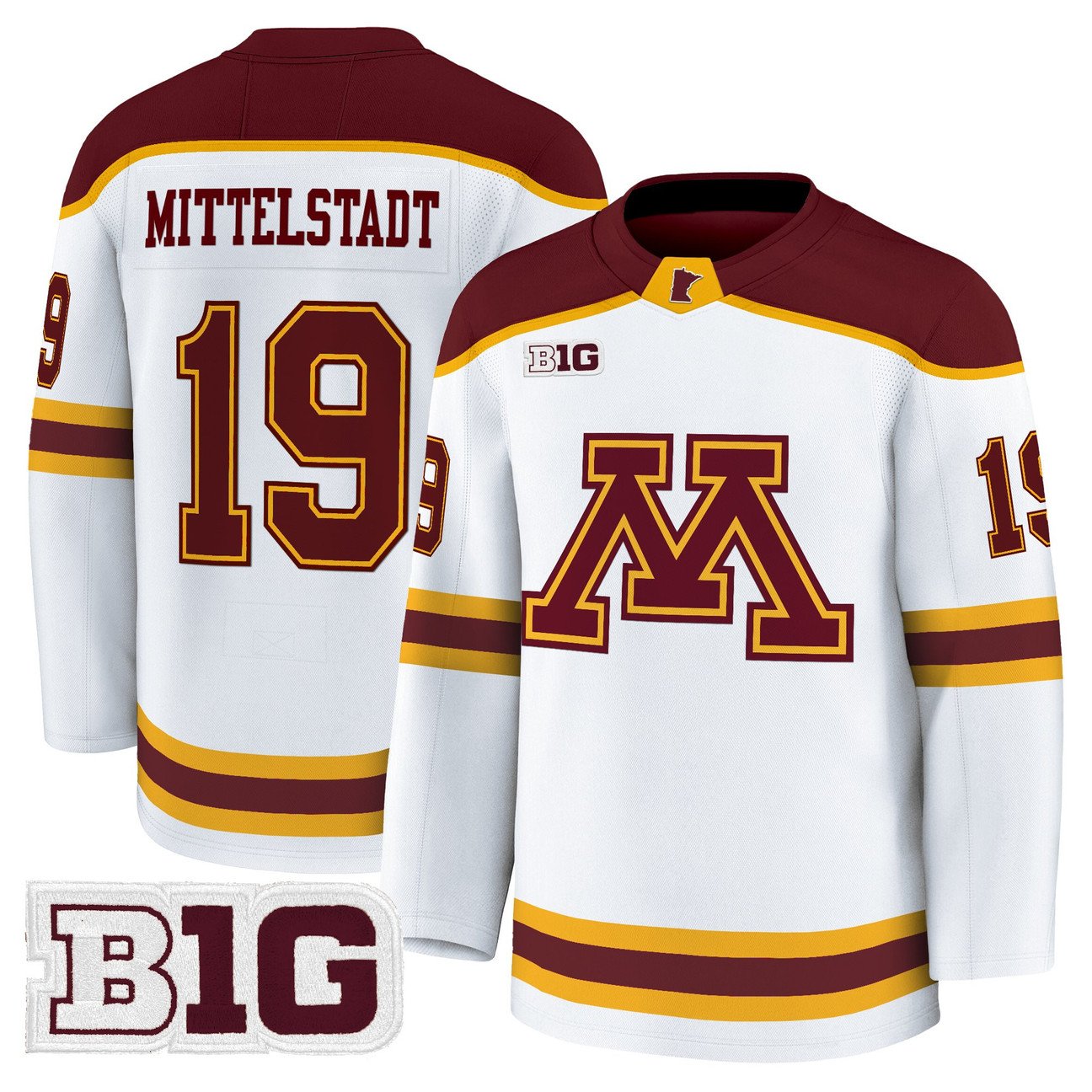 John Mittelstadt Jersey #19 Minnesota Golden Gophers 2025-26 Stitched Gold