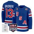 Johnny Gaudreau Jersey #13 USA Olympic 250 Patch Hockey 2026 Stitched