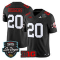 Johnny Rodgers Jersey #20 Nebraska Cornhuskers 2025 Las Vegas Bowl Stitched