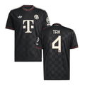 Jonathan Tah #4 Bayern Munich 2025-26 Third Men Jersey – Black