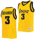 Jordan Bohannon Jersey Iowa Hawkeyes College Basketball Classic Gold #3
