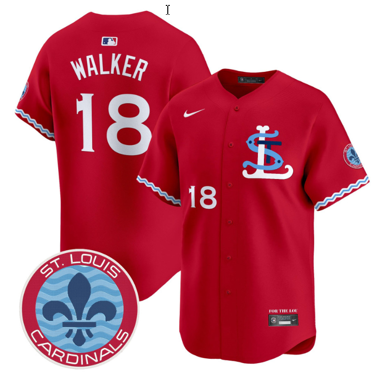 Jordan Walker Jersey #18 St. Louis Cardinals City Connect Vapor Premier Limited Stitched