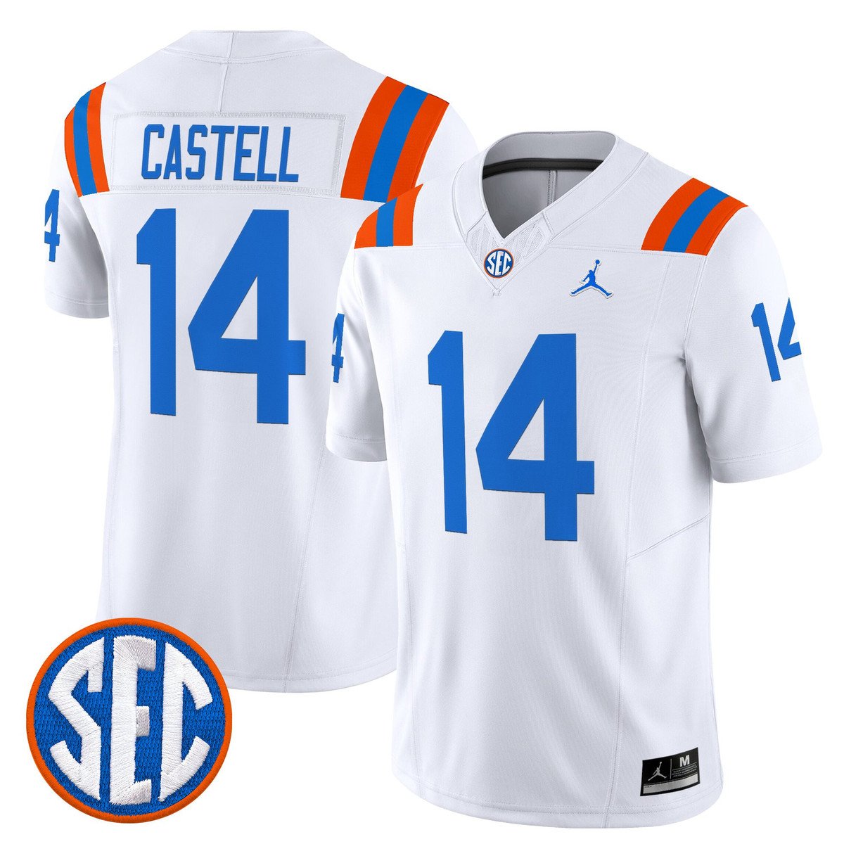 Jordan Castell Jersey #14 Florida Gators 1960s Throwback Vapor Limited
