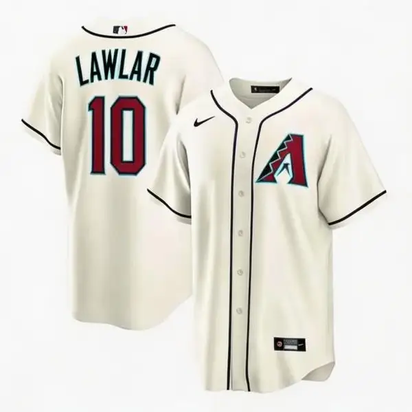 Jordan Lawlar Jersey #10 Diamondbacks Vapor Premier Limited All Stitched