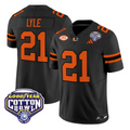 Jordan Lyle Jersey #21 Miami Hurricanes 2025 Cotton Bowl Patch Stitched