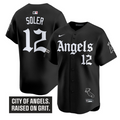 Jorge Soler Jersey #12 Los Angeles Angels Gothic Halo Edition Stitched
