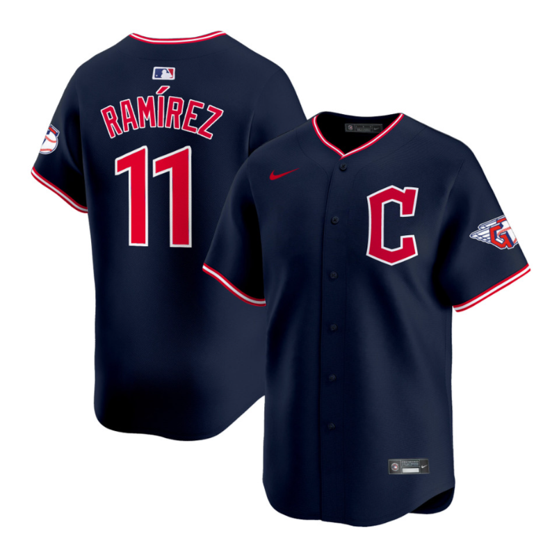 José Ramírez Jersey #11 Cleveland Guardians 2025 Vapor Premier Limited All Stitched