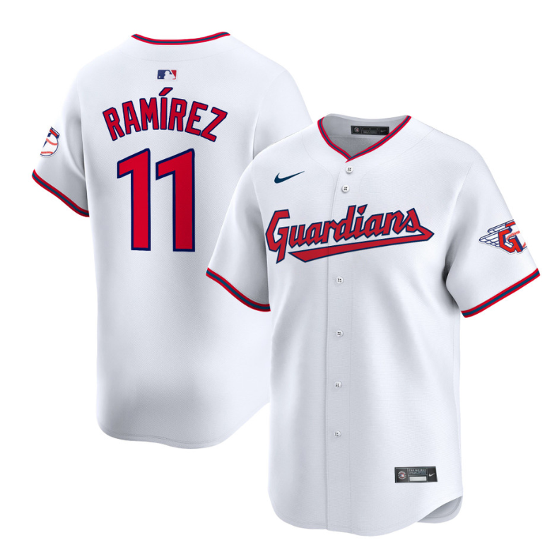 José Ramírez Jersey #11 Cleveland Guardians 2025 Vapor Premier Limited All Stitched