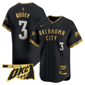 Josh Giddey Jersey #3 Oklahoma City Thunder Vapor Baseball Stitched