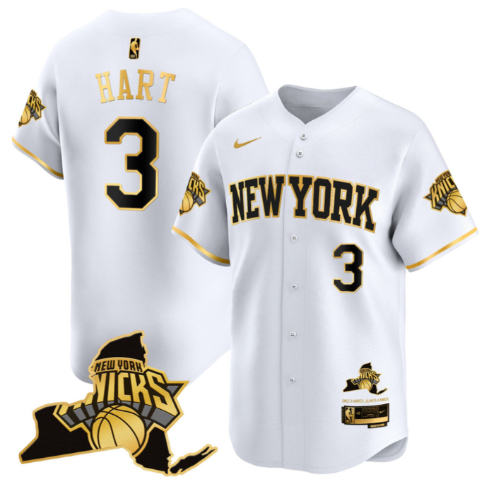 Josh Hart Jersey #3 New York Knicks Vapor Baseball Stitched