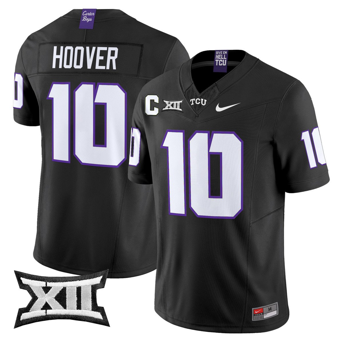 Josh Hoover Jersey #10 TCU Horned Frogs 2025 Vapor Limited Stitched