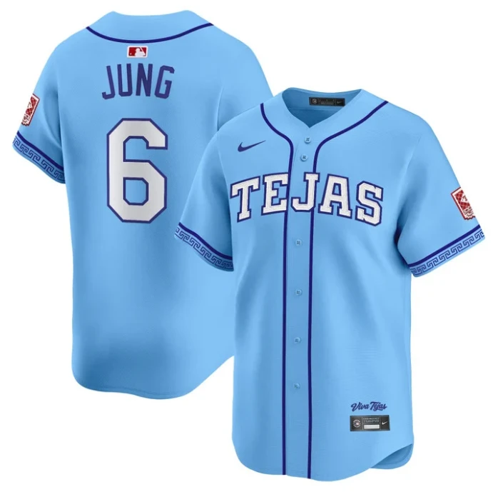 Josh Jung Jersey #6 Texas Rangers 2026 City Connect Premier Stitched