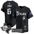 Josh Jung Jersey #6 Texas Rangers Gothic Frontier Edition Vapor Limited Stitched