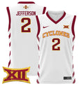 Joshua Jefferson Jersey #2 Iowa State 2024 Lightweight Basketball White