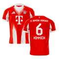 Joshua Kimmich 6 Bayern Munich 2025-26 Home Jersey – Red