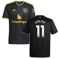 Joshua Zirkzee 11 Manchester United 2025-26 Third Match Jersey – Black
