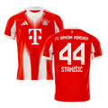 Josip Stanisic 44 Bayern Munich 2025-26 Home Jersey – Red