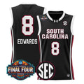 Joyce Edwards Jersey #8 South Carolina 2026 Final Four Stitched Black