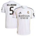 Jude Bellingham 5 Real Madrid 2025-26 Home Jersey – White
