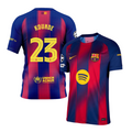 Jules Kounde 23 Barcelona 2025-26 Home Jersey – Scarlet