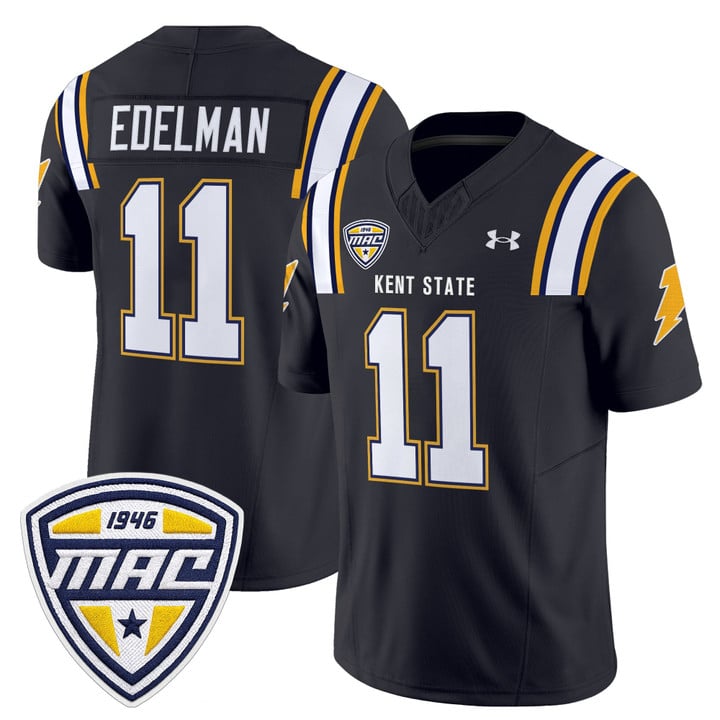 Julian Edelman Jersey #11 Kent State Golden Flashes 2025 Stitched