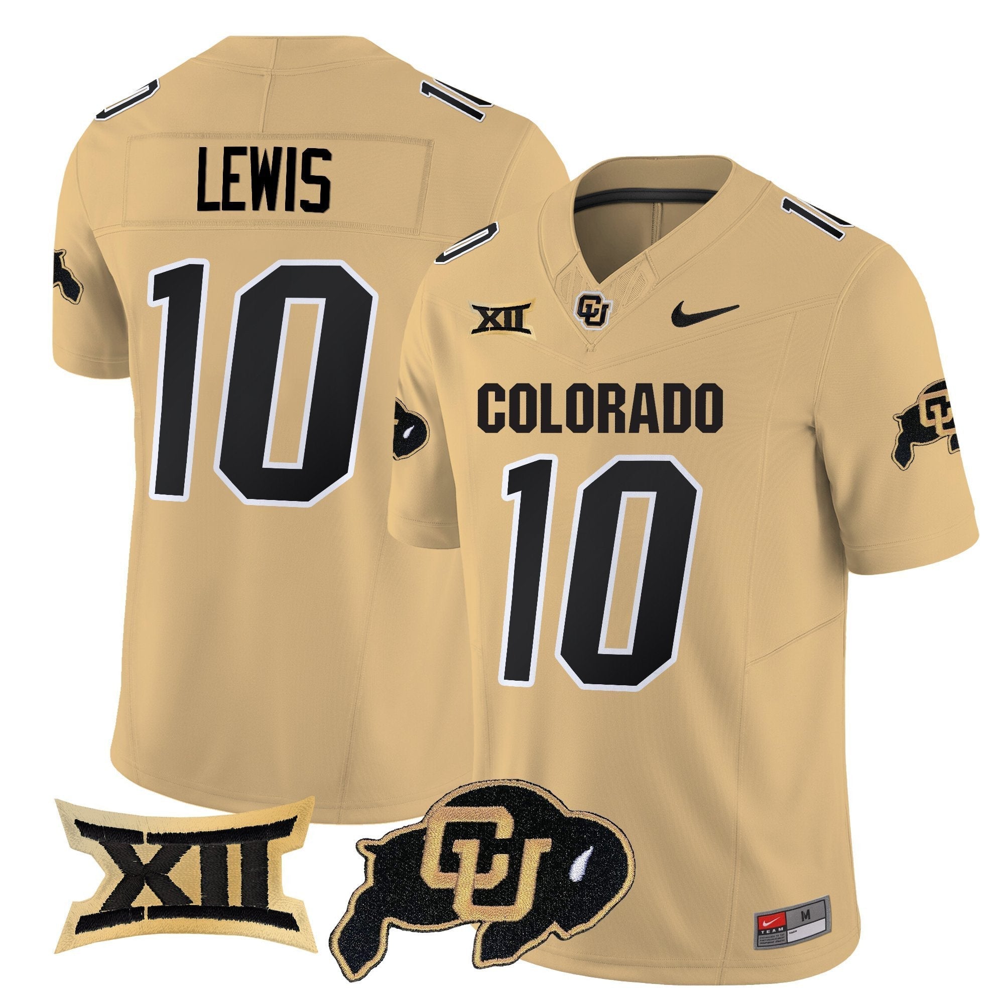 Julian Lewis Jersey #10 Colorado Buffaloes 2025 Vapor Limited Stitched