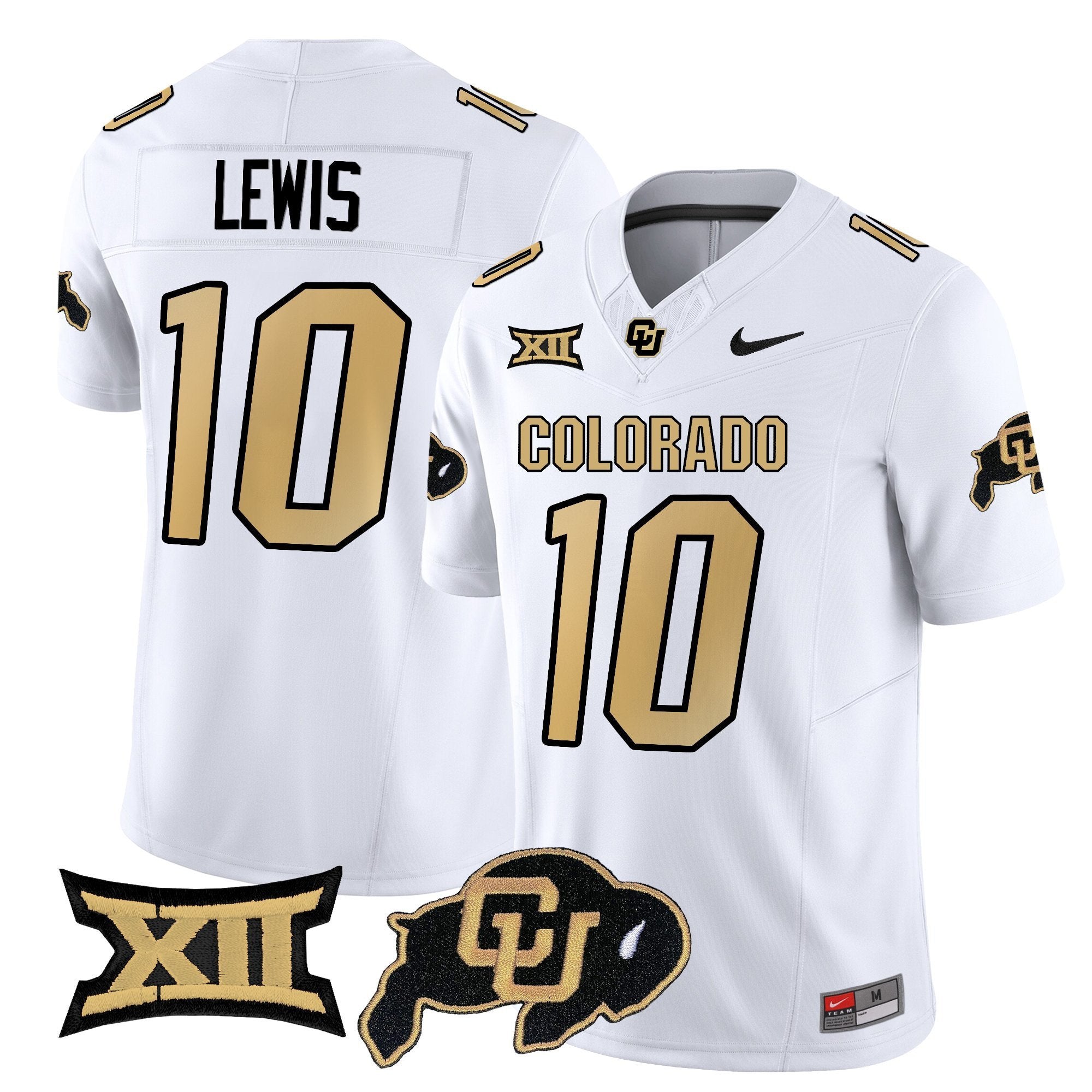 Julian Lewis Jersey #10 Colorado Buffaloes 2025 Vapor Limited Stitched