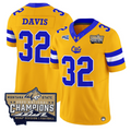 Julius Davis Jersey #32 Montana State Bobcats 2025 National Champions Gold