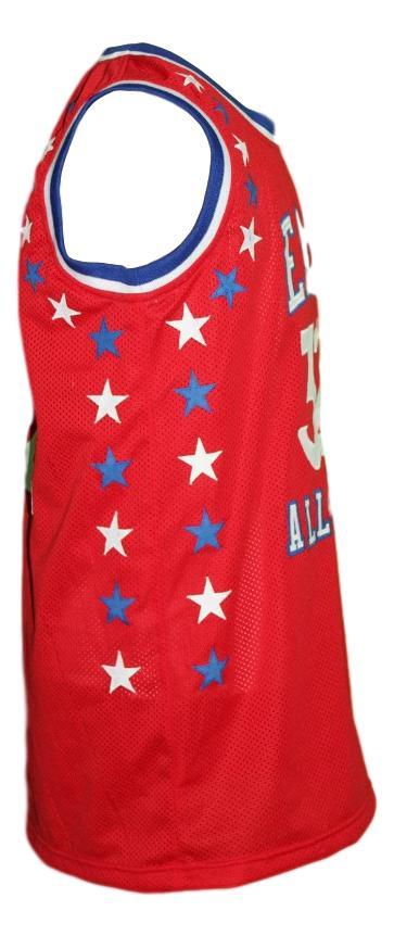 Julius Erving Jersey #32 Aba East All Stars Basketball Sewn Red