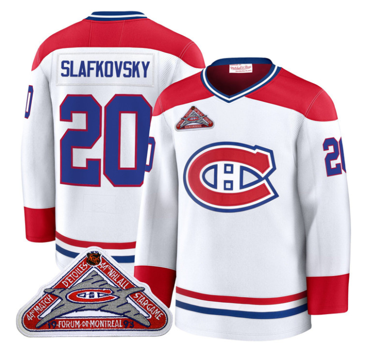 Juraj Slafkovsky Jersey #20 Montreal Canadiens Timeless Premium Stitched 1992