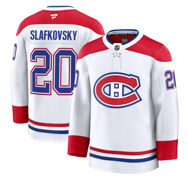 Juraj Slafkovsky Jersey #20 Montreal Canadiens Timeless Premium Stitched 1992
