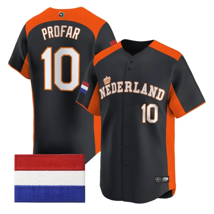 Jurickson Profar Jersey #10 Team Netherlands 2026 World Baseball